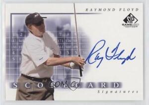 2002 SP Game Used Edition Scorecard Signatures Raymond Floyd #SS-RF Auto