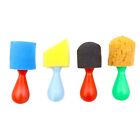 Art accessories | Chunky Handled Sponge Painting dabbers | Pack of 4 designs