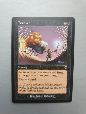 Recover , MTG Invasion (2000). Common Black Sorcery NM - Image 1 of 2