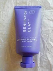 Generation Clay 'Ultra Violet Clay Mask' Brightening Skincare 50ml BRAND NEW - Picture 1 of 2