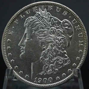 Dólar de plata Morgan 1900 S muy alta calidad elección escarchada sin circular   - Imagen 1 de 2