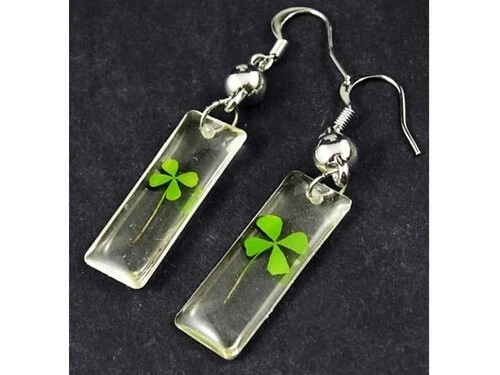 Ohrringe Kleeblatt - Bild 1 von 1