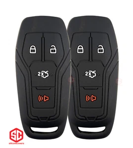 2x New KeyFob Remote Fobik Silicone Cover Fit / For Select Ford Vehicles. - Picture 1 of 2