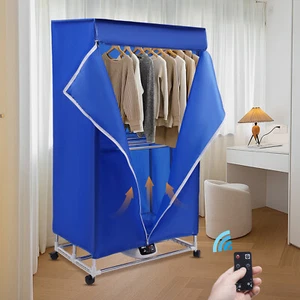 Foldable Electric Clothes Dryer Portable Wet Laundry Home Hot Air Drying Rack US - Picture 1 of 22