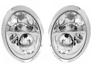 Scheinwerfer links rechts für Mini Cooper R50 R52 R53 01-04 Set H7/H7 + Motor - Bild 1 von 5