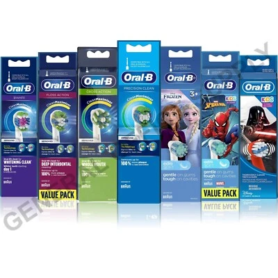 Oral-B Replacement Electric Toothbrush Heads 100% Genuine Braun - Image 1 of 4
