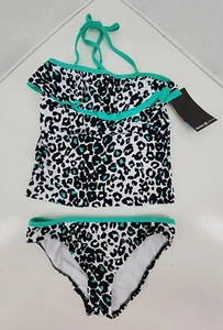 Hurley Bikini Tankini Two Piece Swim Size 10 Animal Print - Picture 1 of 3