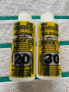 Team Associated 20 & 30 Weight Pure Silicone Oils Fluids Traxxas Arrma Losi NOS - Picture 1 of 4