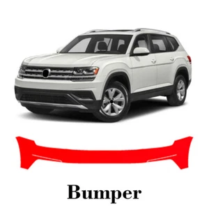 Front bumper PreCut PPF Paint Protection Film For Volkswagen Atlas 2018-2020 - Picture 1 of 7
