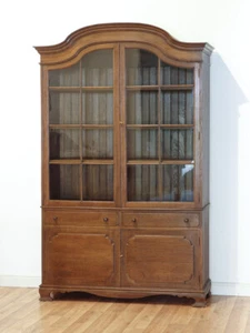 Antike Vitrine Glasvitrine Bücherschrank Anrichte Buffet in massiver Eiche - Bild 1 von 11