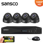 SANSCO Home Outdoor CCTV Security Camera System 1080P HD 4CH 8CH DVR Motion IR