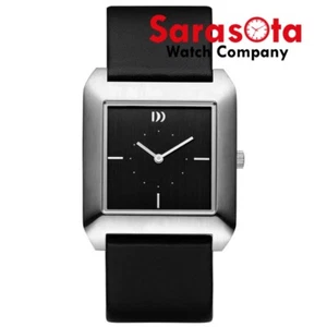 Danish Design IV13Q989 Black Dial Stainless Steel Leather Quartz Women's Watch - Picture 1 of 1