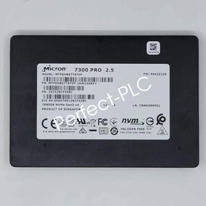 7.68TB MICRON SSD 7300 PRO U2 MTFDHBE7T6TDF Solid State Drive 2.5" NVMe 7680GB - Afbeelding 1 van 3