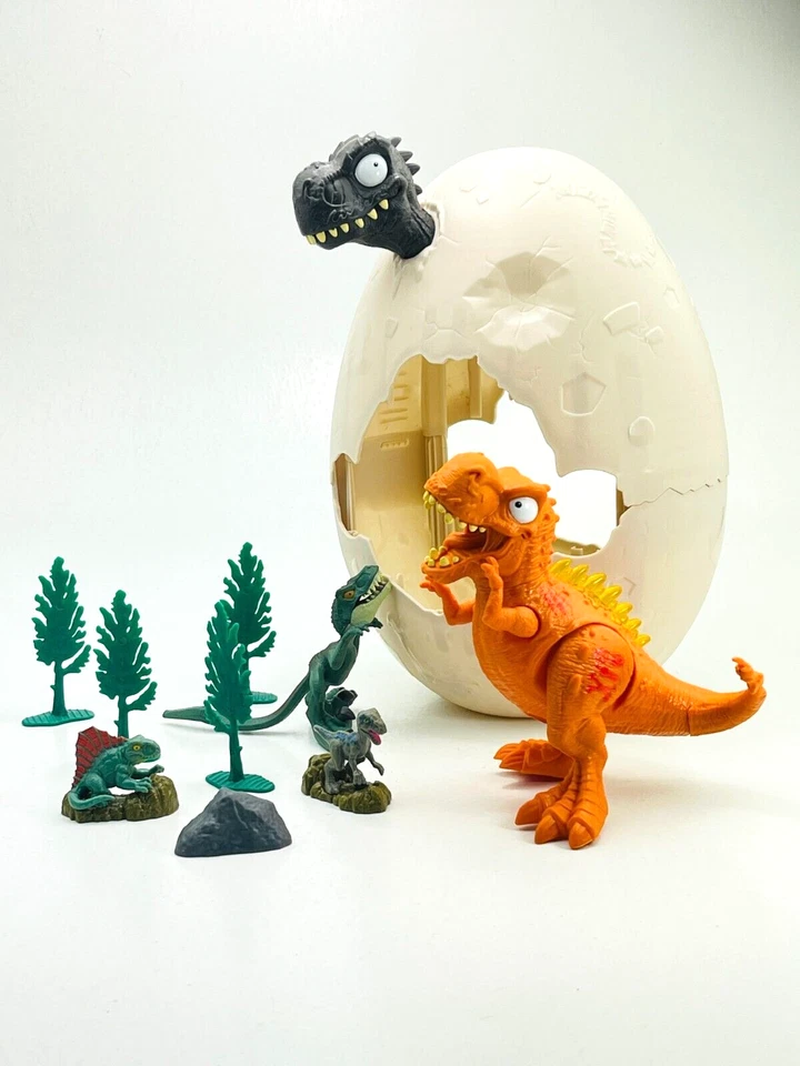 Smashers Dino Island Pirate Skulls 11" Dinosaurio Huevo Naranja T-Rex Lote de 11 piezas Foto 1 de 4