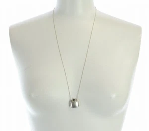 Auth Tiffany Vintage Elsa Peretti Large Perfume Bottle Necklace Silver925 Silver - Picture 1 of 7