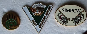 Lote de 3 insignias de evento aborígenes nativos de Canadá 25 prendedores - Imagen 1 de 1