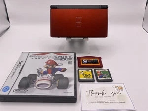 Consola JUNK Nintendo DS Lite USG-001 Rojo Carmesí/Negro Inglés Envío 1 día - Imagen 1 de 6