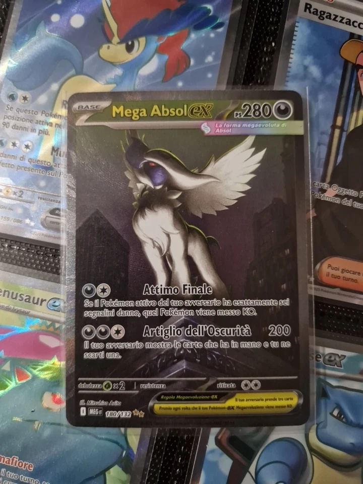 POKEMON MEGA ABSOL EX 180/132 MEGA EVOLUZIONI ITA FRESH PACK FULL ART ⭐️⭐️ - Immagine 1 di 2