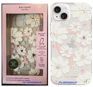 Custodia rigida Kate Spade per MagSafe per Apple iPhone 14 Plus - Hollyhock - Foto 1 di 7