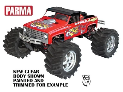 #10201 1/10 PARMA OFF ROAD CHEVY BLAZER  Clear Vintage RC Truck Body - Image 1 of 2