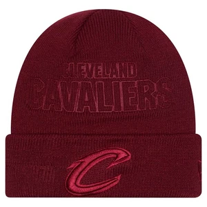 Men's New Era Wine Cleveland Cavaliers Tonal Cuffed Knit Hat - Picture 1 of 2