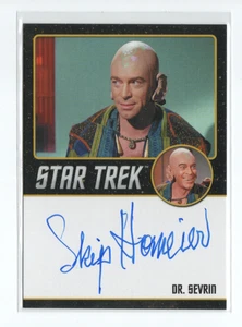 Star Trek TOS Archives Inscriptions Auto Autogaph Skip Homeier as Dr. Sevrin - Picture 1 of 2