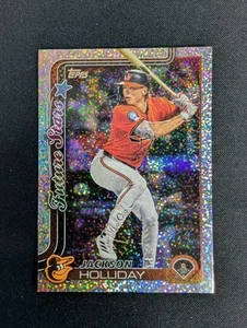 2025 Topps Series 1 - Jackson Holliday #220 Confetti Parallel Orioles NM - Picture 1 of 2