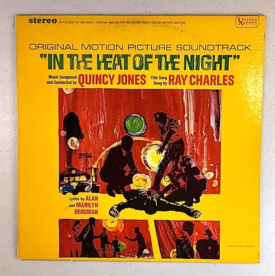 Quincy Jones, Ray Charles, In The Heat Of The Night VINYL (VG+ tested) cover EX - Image 1 of 4