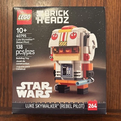 NUEVO LEGO BrickHeadz Star Wars Luke Skywalker Rebel Pilot Set # 40795 Sellado Foto 1 de 2