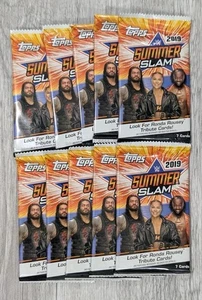 2019 Topps WWE Summerslam Factory Sealed 10 Pack Lot - Bild 1 von 1