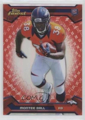 2013 Topps Finest Red Refractor /50 Montee Ball #120 Rookie RC - Image 1 of 2