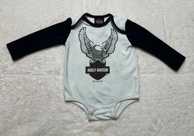 Harley Davidson One Piece Baby Babies For 3-6 Month Old Child Eagle 2020 - Image 1 of 4