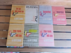Ian Fleming James Bond Hardback Book Lot of 7 Books - Picture 1 of 10