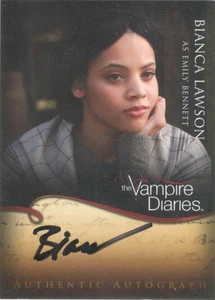 Vampire Diaries Season 1 - A20 Bianca Lawson "Emily Bennett" Autograph Card - Picture 1 of 1