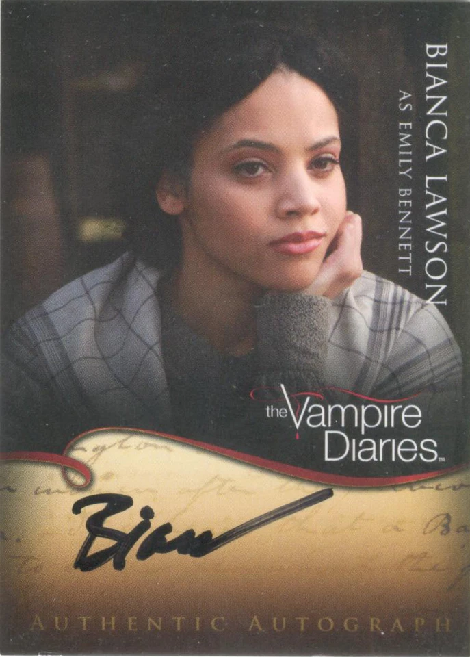 Vampire Diaries Season 1 - A20 Bianca Lawson "Emily Bennett" Autograph Card - Image 1 of 1