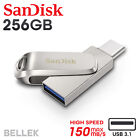SanDisk USB Ultra Dual Drive Luxe 32GB 64GB 128GB 256GB Type-C Flash Drive 