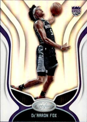 2019-20 Panini Certified #77 De'Aaron Fox Sacramento Kings - Image 1 of 2