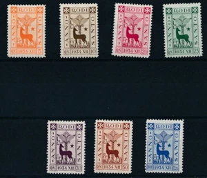 Rhodes #YT58-YT64 MNH 1935 Holy Year [Sa91-Sa97 Mi166-Mi172] - Picture 1 of 1