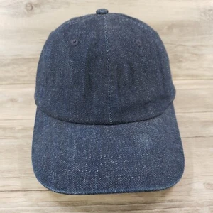 Levi Strauss Denim Hat Cap Strap Back Red Tag Blue Cotton Levi's Retro - Picture 1 of 12