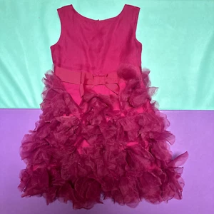 Marchesa Neiman Marcus + Target Girls Fuchsia Pink Petal Skirt Dress Sz S XS NWT - Picture 1 of 4