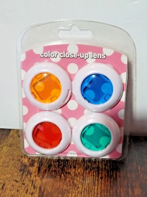 4 Pack Colored Close-Up Lens Filters (NEW) For Fujifilm Instax Mini Camera - Image 1 of 4