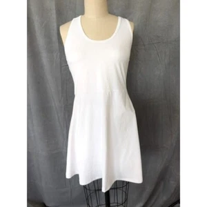 Prince Tennis Match Dress Women's Size Small White With Shorts Racerback NEW - Picture 1 of 6