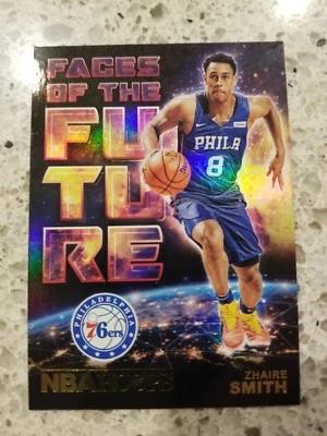 2018-19  PANINI NBA HOOPS ZHAIRE SMITH #16 "FACE THE FUTURE" HOLO 76ERS - Image 1 of 2