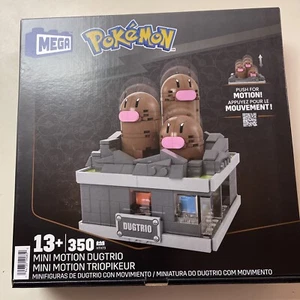 MEGA Nintendo Pokemon Mini Motion Dugtrio 350 Pieces Building Blocks Set New - Picture 1 of 2