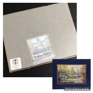 The Aspen Chapel Print by Thomas Kinkade in 11 x 14 Matte with COA New Sealed