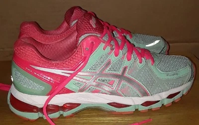 Asics Gel Kayano 21 Womens Running  Green Trainers. Sz 7.5 - Image 1 of 4