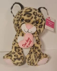 Way To Celebrate Valentine Plush Cheeta Cat Our Love Is Wild - Picture 1 of 9