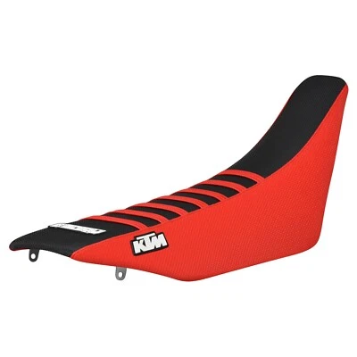 Capa de assento com garra 1998-2000 KTM SX-SXF VERMELHA/PRETA/VERMELHA nervuras #395 - Imagem 1 de 4