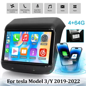 Rear Seat Climate Control Touch Screen Entertainment System for Tesla Model 3/Y - Picture 1 of 21