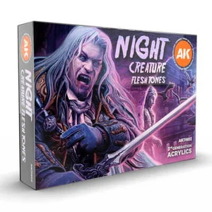 AK INTERACTIVO 11602 - Juego de pintura acrílica tonos carne criaturas nocturnas - Imagen 1 de 3